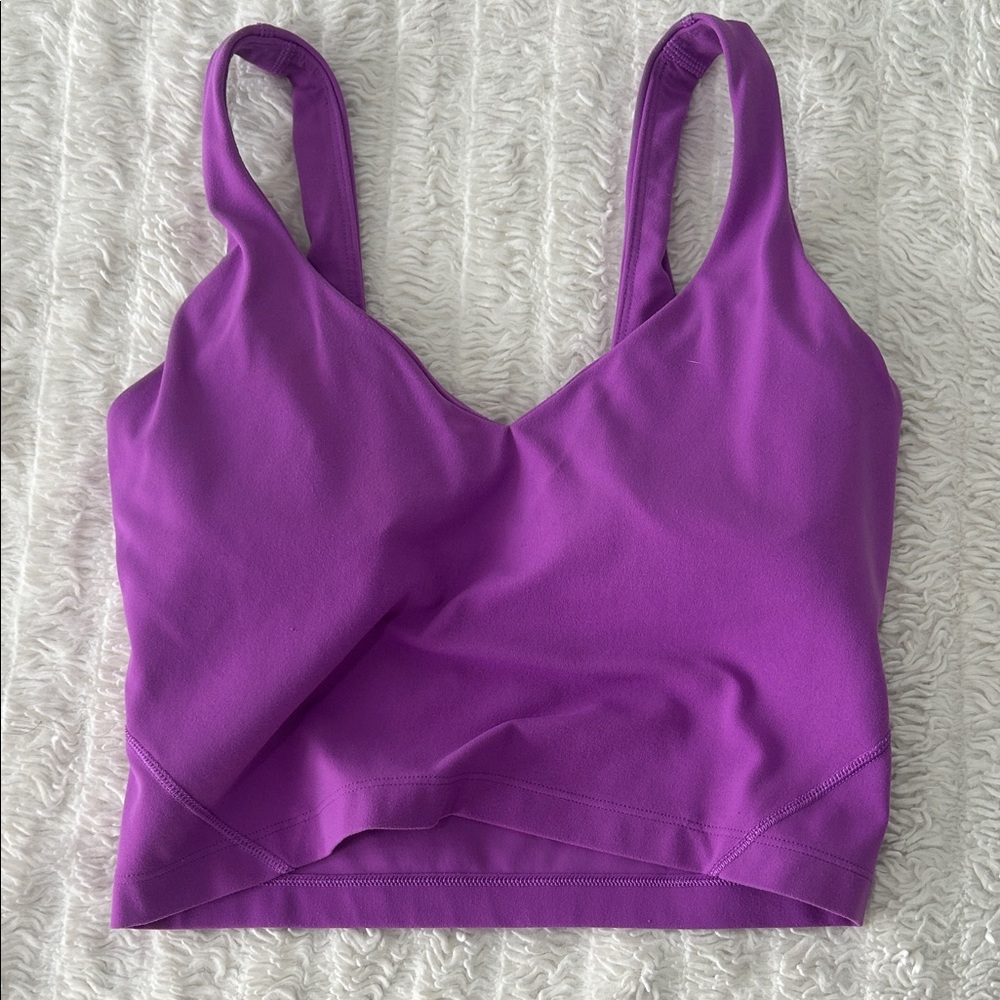 Lulu lemon purple align tank top